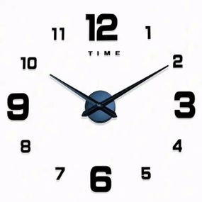 Годинник настінний діаметр 10 см круглий на кухню в стилі лофт HP-3Y-1B