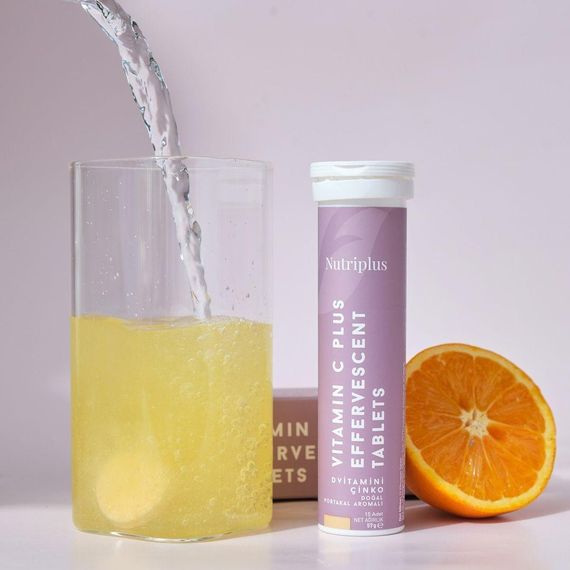 Шипучий Вітамін С Плюс у таблетках Nutriplus Farmasi 15 шт | Зображення 4