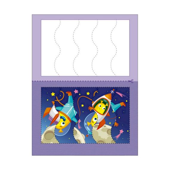 Развивающие тетради "Пришельцы" 20413 пазлы-разрезалки | Зображення 3