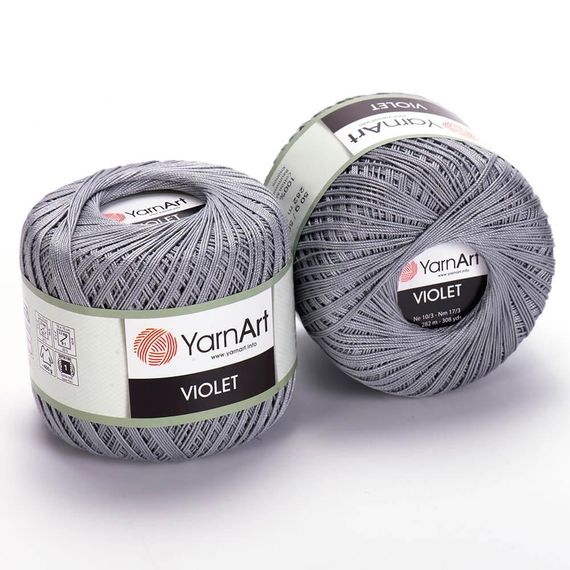 Пряжа YarnArt Violet номер кольору 5326 бавовна пряжа ярнарт віолет