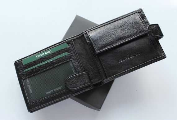 Мужской подарочный набор Hugo Boss ремень и кошелек black | Зображення 4