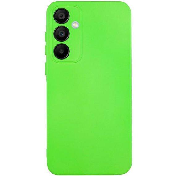 Чохол TPU GETMAN Liquid Silk Full Camera для Samsung Galaxy S24+ Салатовий / Neon Green