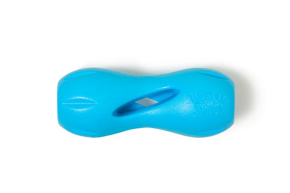 Игрушка для собак West Paw Quizl Treat Toy голубая, 14 см