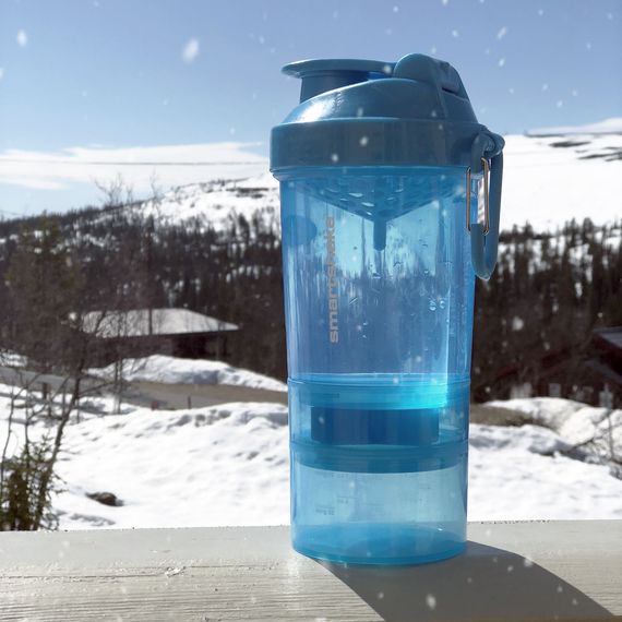 Шейкер спортивний SmartShake Original2GO 600ml Neon Blue | Зображення 9