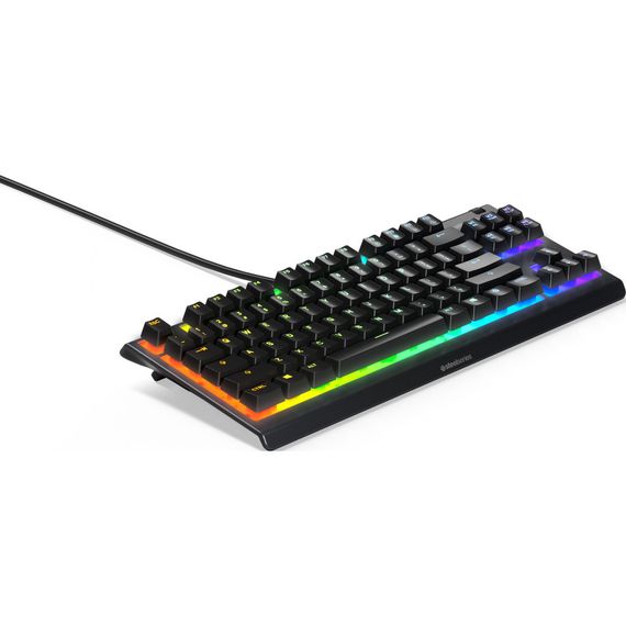 Клавіатура SteelSeries Apex 3 TKL USB UA Black (SS64817) | Зображення 5