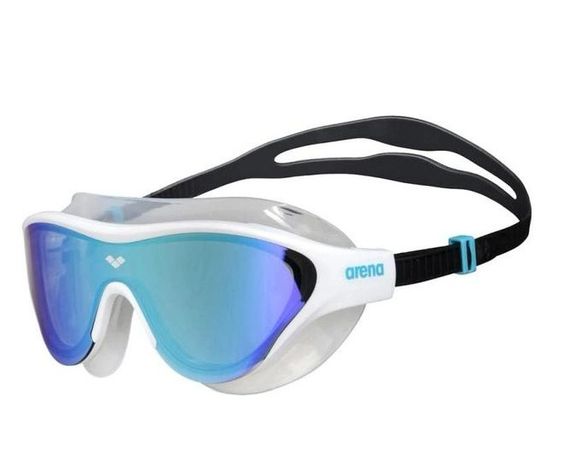 Окуляри для плавання Arena THE ONE MASK MIRROR синій, білий, чорний OSFM 3468336577684