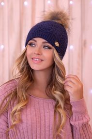 Шапка «Эмилия» джинсовый