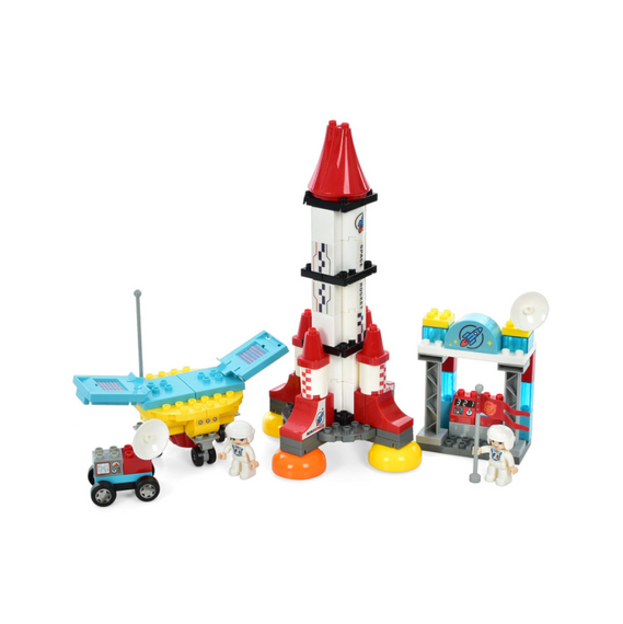 Дитячий конструктор для хлопчиків Космічна ракета Іграшка для дітей  розвиваюча від 3-ох років | Зображення 1