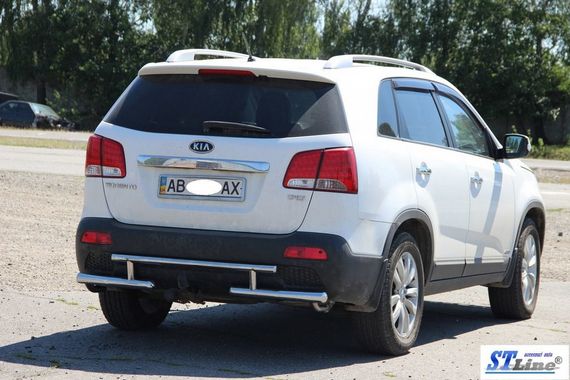 Задня дуга AK002-2 (нерж.) для Kia Sorento XM 2009-2014рр | Зображення 1
