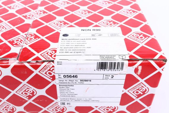 Диск тормозной передний Ford Transit 91-00 T15" 270x24  05646 | Зображення 4
