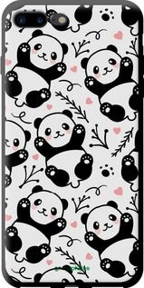 Чохол на iPhone 8 Plus Панди "4318b-1032-2448"