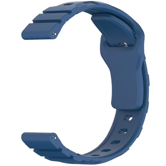 Силіконовий ремінець Defense для Smart Watch 20mm Blue | Зображення 1