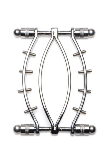 Затискач для вагіни Master Series: Spread 'Em Poker Vagina Clamp with Adjustable Pressure Screws, ши sexstyle | Зображення 1