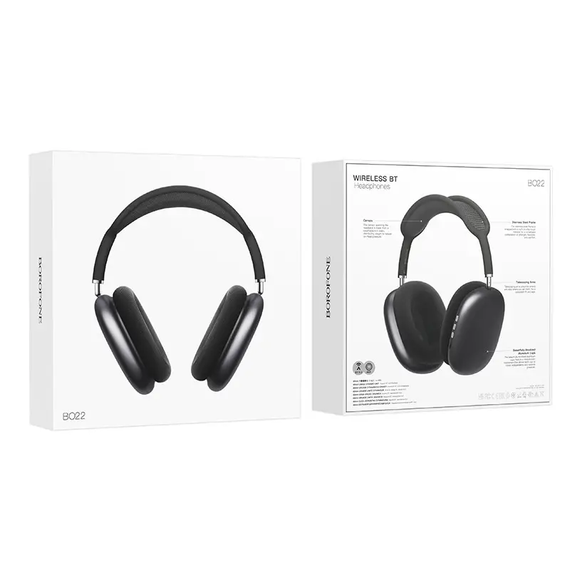 Бездротові навушники BOROFONE BO22 Elegant BT headphones Space Gray | Зображення 3