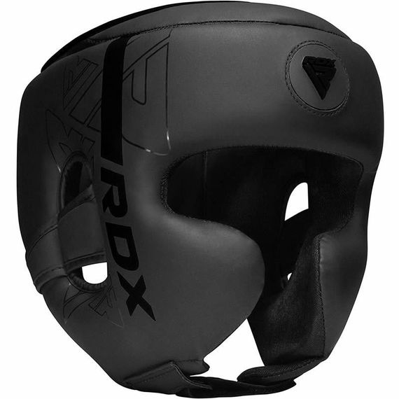 Шолом боксерський  RDX F6 KARA Matte Black S (капа в комплекті) | Зображення 1