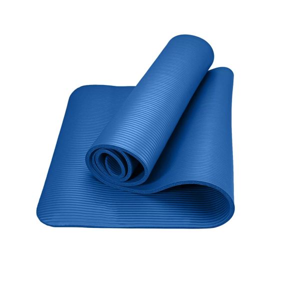Коврик для йоги и фитнеса Павер систем PS-4017 NBR Fitness Yoga Mat Plus Blue (180х61х1) | Зображення 4