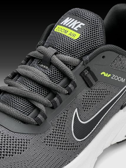 Чоловічі кросівки Air Zoom Dark Grey Black  (текстиль) A4080 45 29 - 29,5 см | Зображення 7