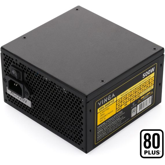 Блок живлення Vinga 500W (VPS-500PV2) | Зображення 2