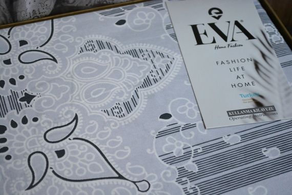 Постільна білизна EVA Ranforce 200 х 220 см. Albi Gri | Зображення 7