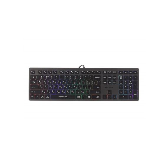 Клавіатура A4Tech FX60H USB Grey Neon backlit (4711421978309)