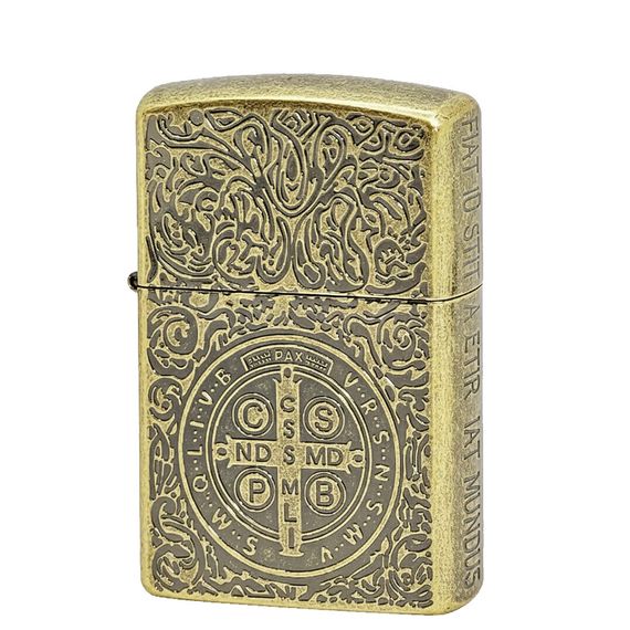 Запальничка Зорро Бензинова Хрест Святого Бенедикта Zorro Constantine | Зображення 3