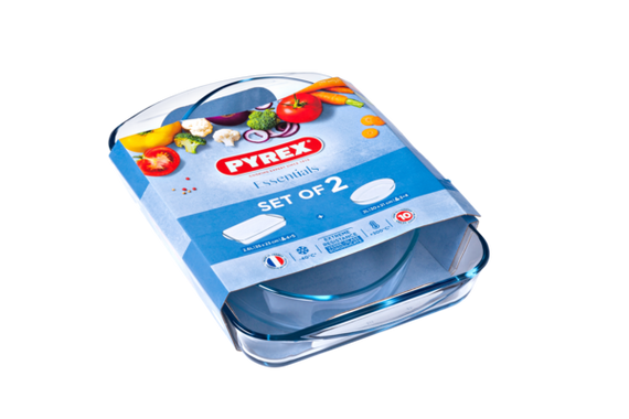 Набір форм для запікання PYREX ESSENTIALS, 2 шт