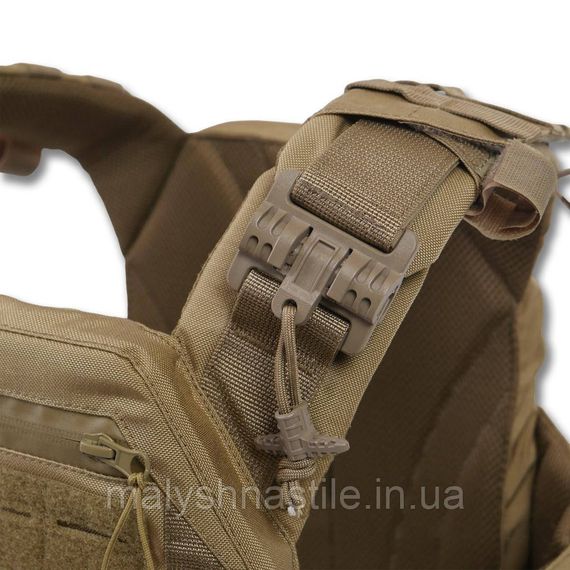 Плитоноска Kiborg GU gen.2 + з'ємна панель з 3-ма підсумками під 1 магазин, койот | Зображення 6