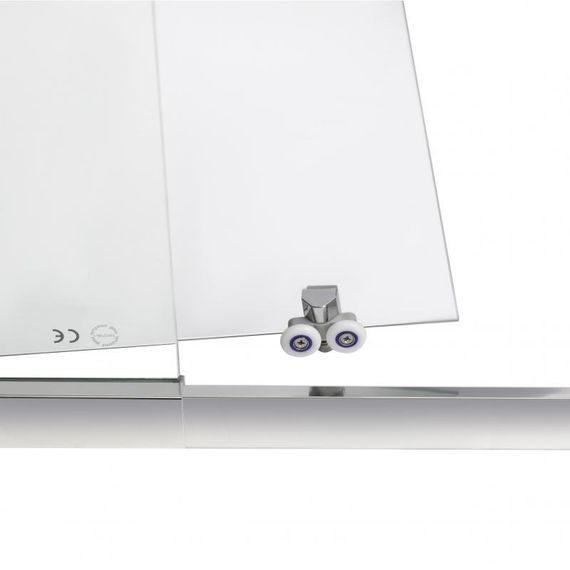 Душові двері в нішу Qtap Taurus CRM201-11.C6 97-108x200 см, скло Clear 6 мм, покриття CalcLess | Зображення 4