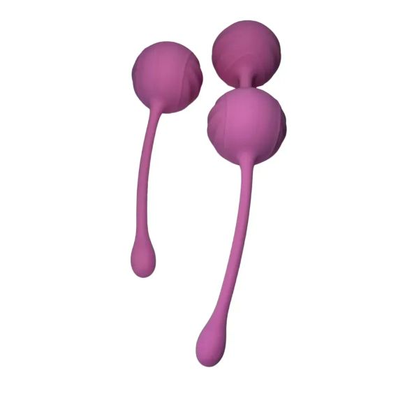 Набір вагінальних кульок Passion Play для вправ Кегеля, рожеві, 2 шт. Sex Aura | Зображення 1