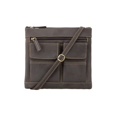 Сумка Visconti 18608 Slim Bag Oil Brown (18608 OIL BRN)