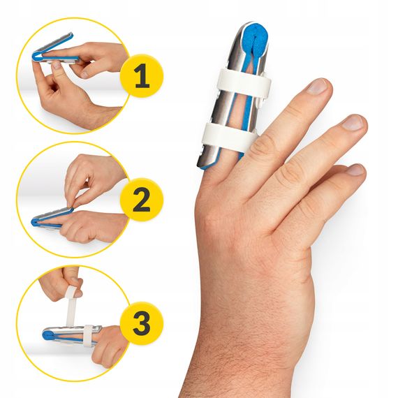 Фіксатор (бандаж) для пальця руки 4FIZJO MED 1 шт Size L (P-5905973407410) | Зображення 5