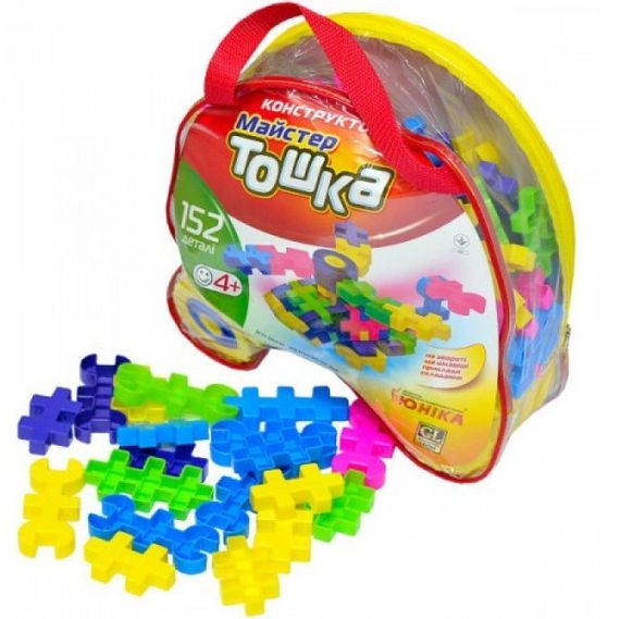 Конструктор з великими деталями «Майстер Тошка» 80020, 152 деталі