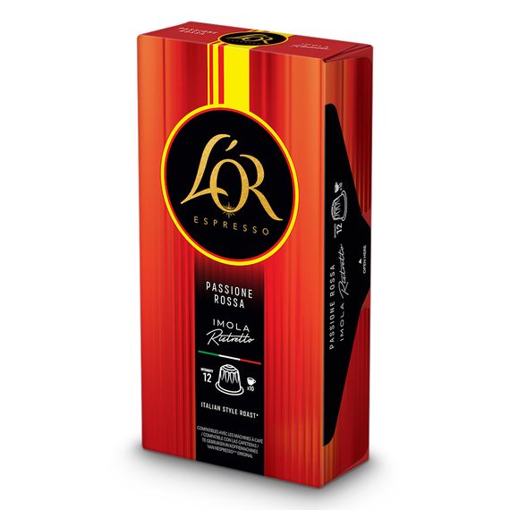 Nespresso капсули L'OR Imola Ristretto 12 (10 шт) Франція Неспресо Льор міцна кава | Зображення 1