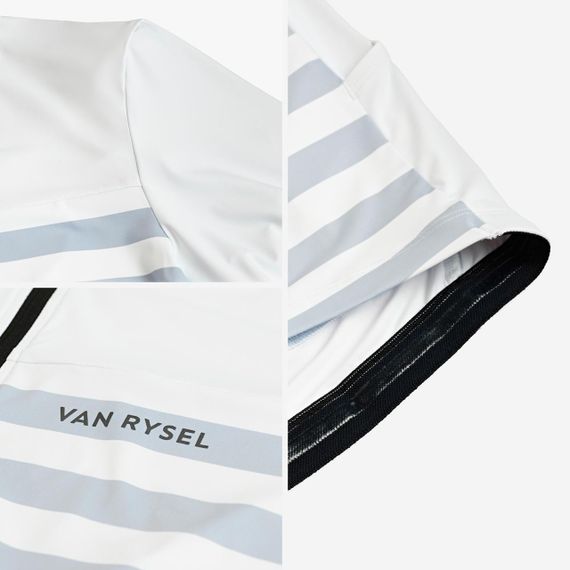 Джерсі чоловіче Endurance 2 для велоспорту біле в смужку - 2XL. | Зображення 8