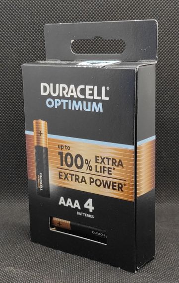Батарейка мини-пальчиковая LR03 Duracell OPTIMUM ( 4шт. )