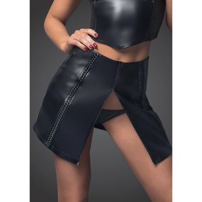 Спідниця на блискавці F171 Noir Handmade S, Черный