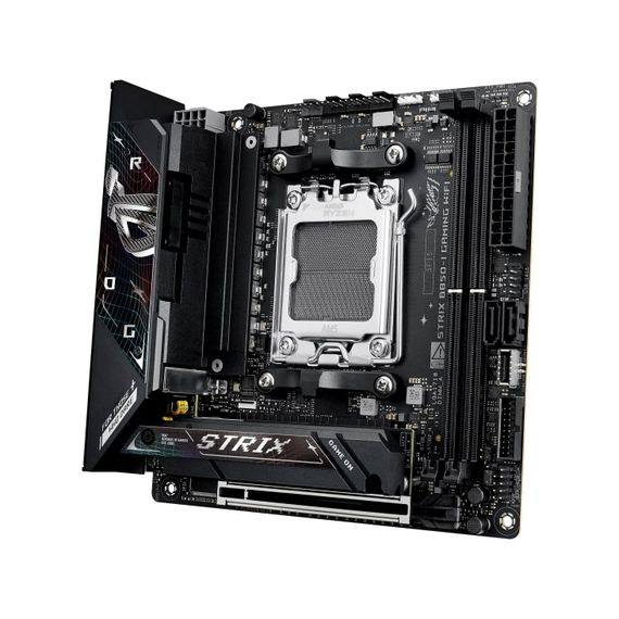 Материнcька плата ASUS ROG STRIX B850-I GAMING WIFI sAM5 B850 2xDDR5 M.2 HDMI USB Type-C WiFi BT mITX 90MB1K30-M0EAY0 | Зображення 3