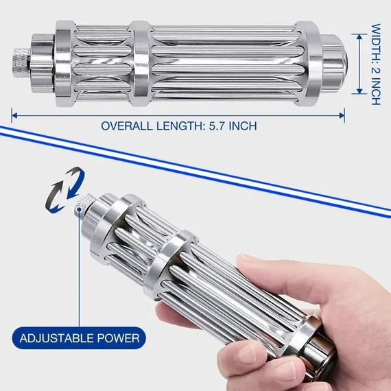 Лазерная указка Laser B017 50000 mW 450 nm 10000 m | Зображення 6