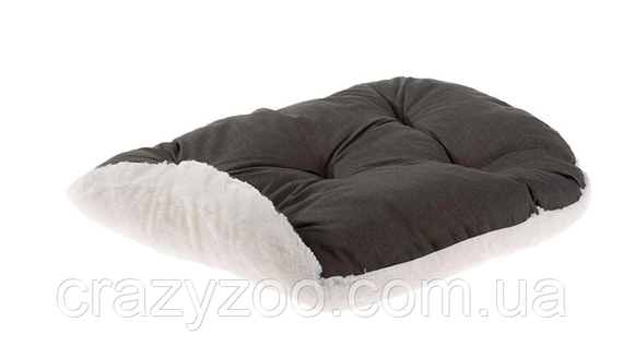 Подушка для собак та котів Ferplast Relax F 78/8 зі штучним хутром сіра 78x50 см 82078097 | Зображення 1