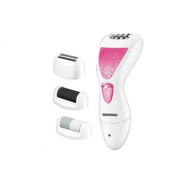 Жіночий епілятор бритва Gemei GM-7006 4 в 1 Білий