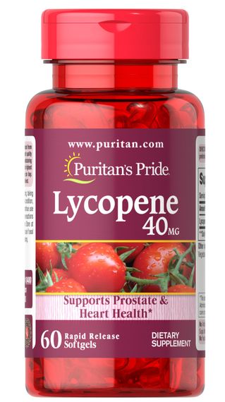 Лікопін Puritan's Pride Lycopene 40 mg 60 Softgels