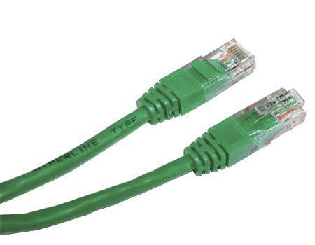 Патч корд Cablexpert PP12-1M/G, UTP, категорія. 5E, литий,  50u" штекер із фіксатором, 1 м, зелений | Зображення 1