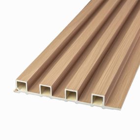 Рейка декоративная WPC стеновая 3000х160х23мм Дуб SW-00001855