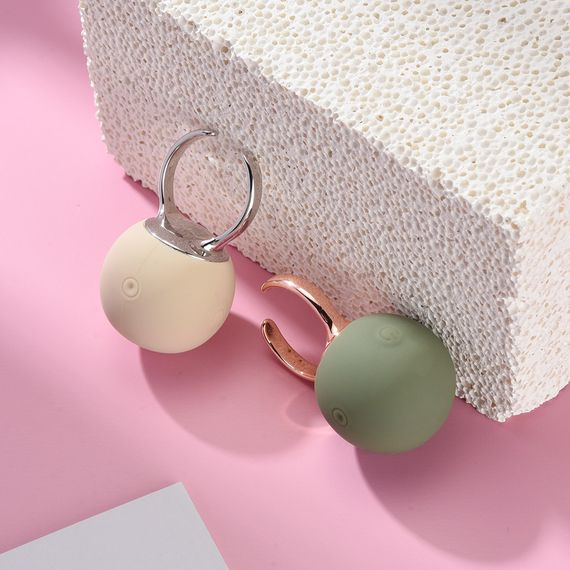 Вибратор-кольцо Sweet Em для клитора, зелёный, 2.7 х 4.5 х 2 см sexstyle | Зображення 6