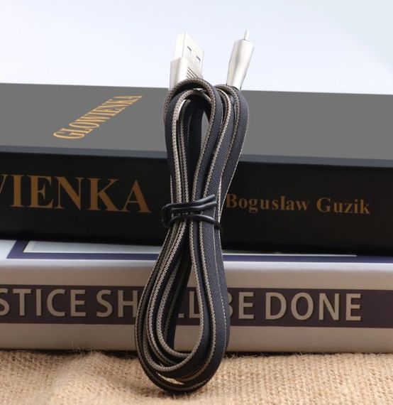 USB кабель Kaku KSC-100 USB - Micro USB 1.2 m - Black | Зображення 3