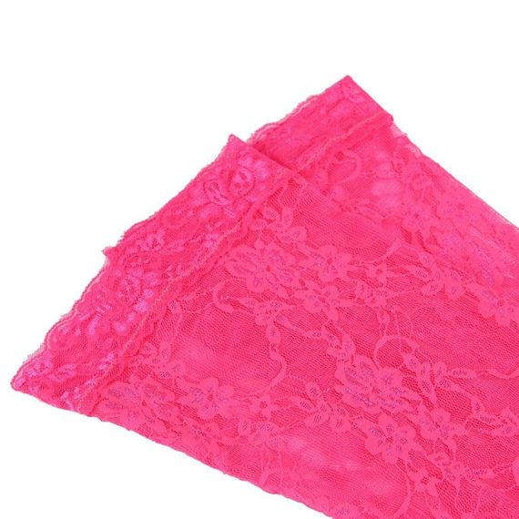 Боді з панчохами Star Night мереживне, напівпрозоре, рожеве, M sexstyle | Зображення 7