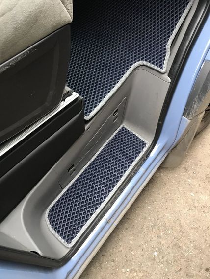 Поліуретанові килимки на пороги (3 шт, EVA, чорні) для Mercedes Sprinter 2006-2018 рр | Зображення 2