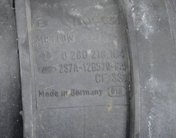Витратомір повітря ДМРВ 1.8 SCI Ford Mondeo III 2003-2007 Датчик масової витрати повітря Форд 2S7A12B579CA | Зображення 3