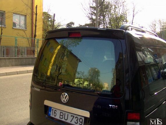 Спойлер Kalin (під фарбування) для Volkswagen Caddy 2010-2015рр | Зображення 1