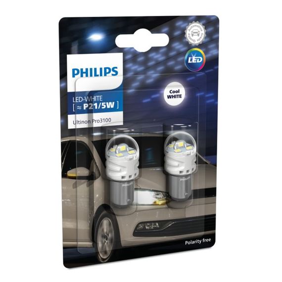 11499CU31B2 (PHILIPS) LED P21/5W Ultinon Pro3100 BAY15D